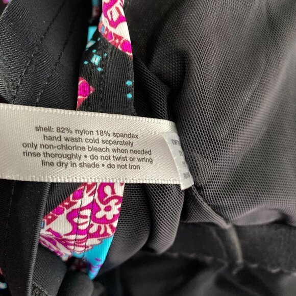 Catherines Tankini Swim Top Paisley Floral Multicolored Women's Size 20W - Picture 8 of 8